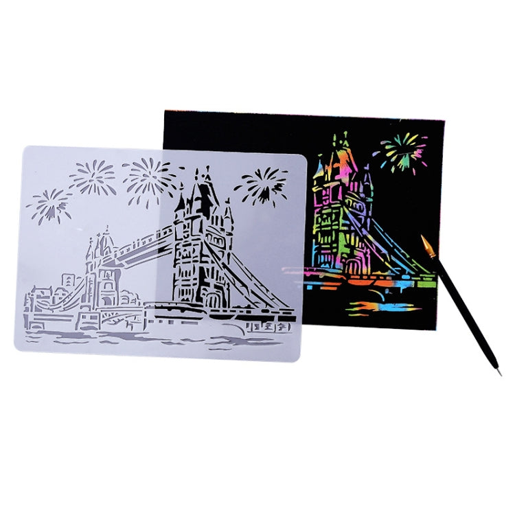 7 Castle Construction Series Painting Template Theme City A4 Label Template