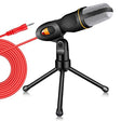 SF-666 Computer Voice Microphone With Adapter Cable Anchor Mobile Phone Video Wired Microphone With Bracketcket, Colour: Black - Microphone by PMC TechLife | Online Shopping South Africa | PMC TechLife | Buy Now Pay Later Mobicred