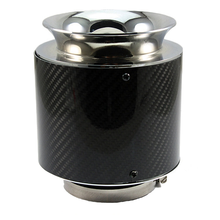 013 Car Universal Modified High Flow Carbon Fiber Mushroom Head Style Air Filter, Specification: Medium 76mm Inner Diameter
