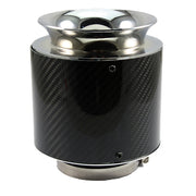 013 Car Universal Modified High Flow Carbon Fiber Mushroom Head Style Air Filter, Specification: Medium 76mm Inner Diameter
