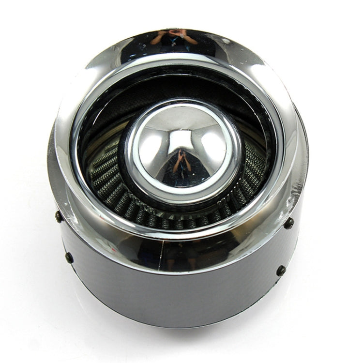 013 Car Universal Modified High Flow Carbon Fiber Mushroom Head Style Air Filter, Specification: Medium 76mm Inner Diameter