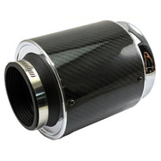 013 Car Universal Modified High Flow Carbon Fiber Mushroom Head Style Air Filter, Specification: Medium 76mm Inner Diameter