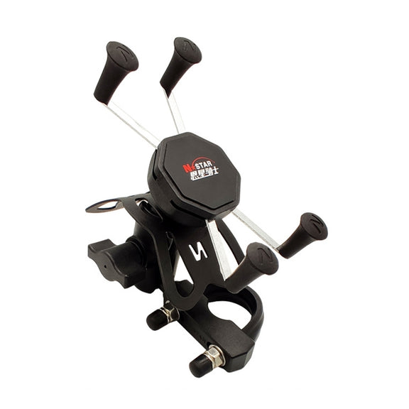 N-STAR N002 Motorcycle Bicycle Mobile Phone Bracket Riding Equipment(Large Long Ball Head)
