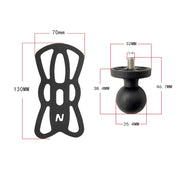 N-STAR N002 Motorcycle Bicycle Mobile Phone Bracket Riding Equipment(Large Tilted Head)