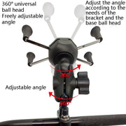 N-STAR N002 Motorcycle Bicycle Mobile Phone Bracket Riding Equipment(Small Long Ball Head)