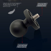 N-STAR N002 Motorcycle Bicycle Mobile Phone Bracket Riding Equipment(Small Long Ball Head)