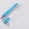 MM VWAN Magic Hairdressing Eyebrow Trimming Engraving Pen Scoring Stainless Steel Razor(Blue) - free shipping - PMC TechLife - Order now!
