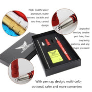 MM VWAN Magic Hairdressing Eyebrow Trimming Engraving Pen Scoring Stainless Steel Razor(Golden)