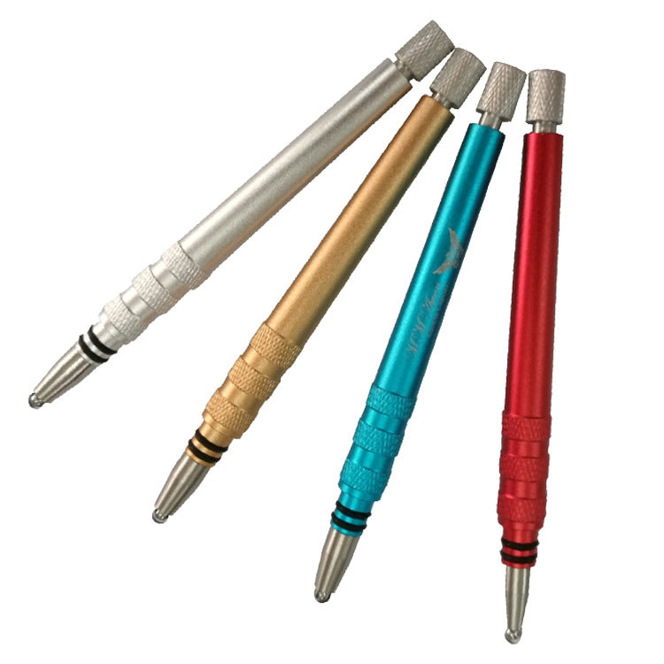 MM VWAN Magic Hairdressing Eyebrow Trimming Engraving Pen Scoring Stainless Steel Razor(Red)