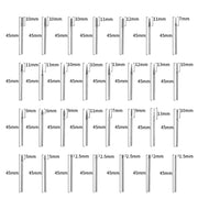 30 Sticks Diamond Nail Polish Heads Set Crystal Phototherapy And Grinding Machine Accessories Tools