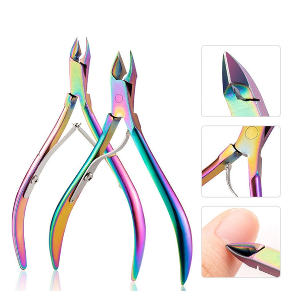 7 in 1 Nail Tools Color Titanium Nail Care Tools(Color Titanium Nude)