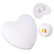 Beauty Makeup Stainless Steel Ring Palette Painted Palette Nail Set, Specification: Love - Nail Art Equipment by PMC Jewellery | Online Shopping South Africa | PMC Jewellery | Buy Now Pay Later Mobicred