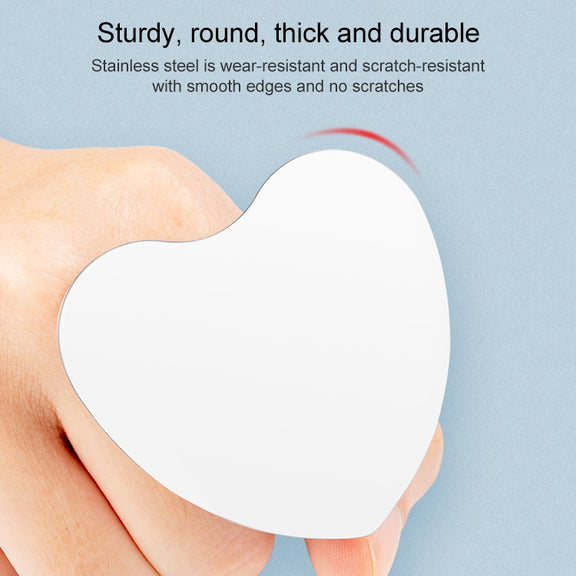 Beauty Makeup Stainless Steel Ring Palette Painted Palette Nail Set, Specification: Large Square