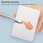 Beauty Makeup Stainless Steel Ring Palette Painted Palette Nail Set, Specification: Large Square