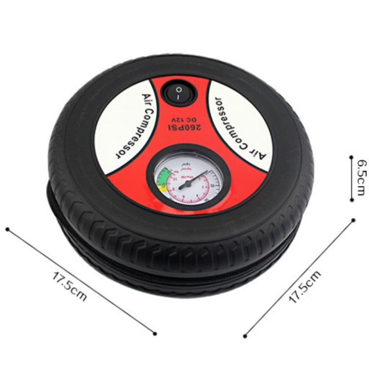 DC12V 12A Car Portable Air Pump Electric Car Tire Pump, Specification��� 16-cylinder Small Motor