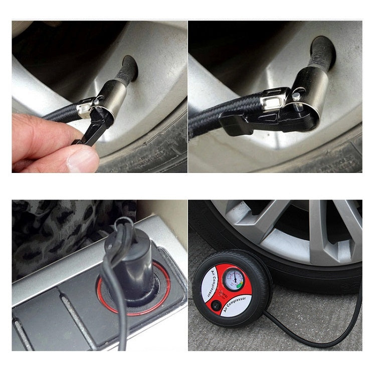 DC12V 12A Car Portable Air Pump Electric Car Tire Pump, Specification��� 16-cylinder Small Motor