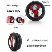 DC12V 12A Car Portable Air Pump Electric Car Tire Pump, Specification��� 19-cylinder Large Motor