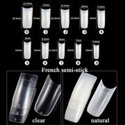 Manicure Tool  Set Fingernails Word Cut Set, Specification: Transparent French