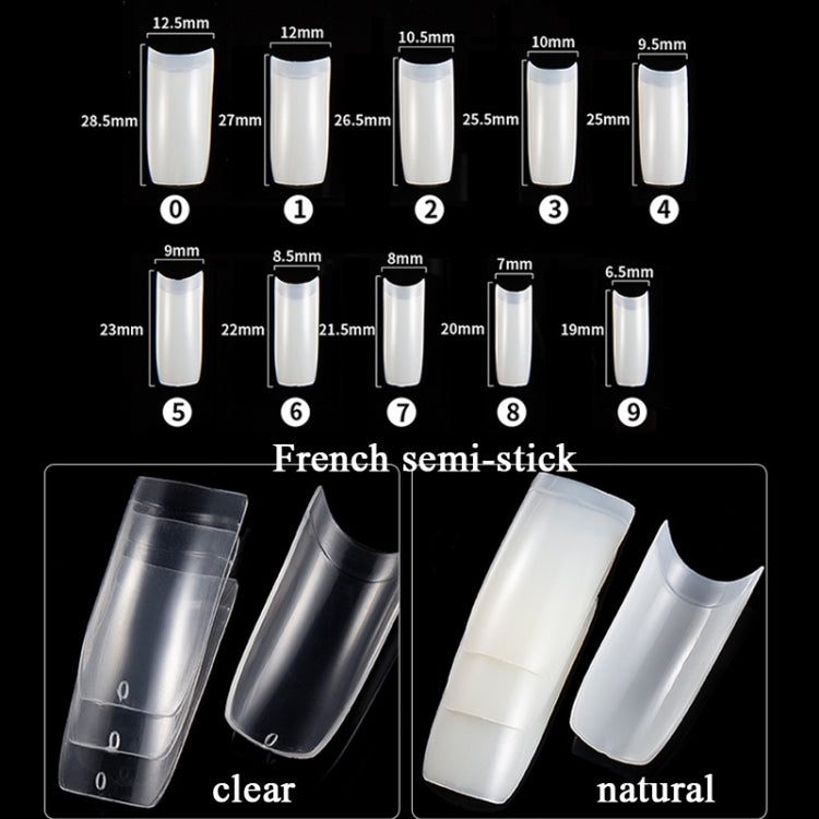 Manicure Tool  Set Fingernails Word Cut Set, Specification: Natural French
