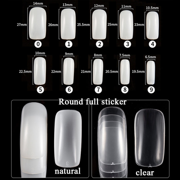 Manicure Tool  Set Fingernails Word Cut Set, Specification: Transparent Full Post