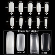 Manicure Tool  Set Fingernails Word Cut Set, Specification: Transparent Full Post