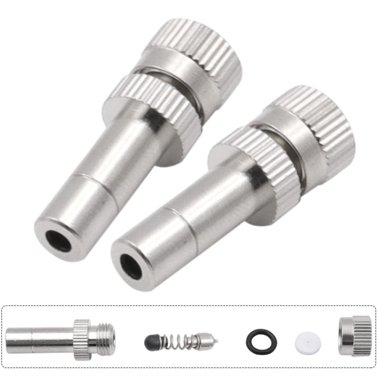 6mm Humidifying And Dedusting Cooling Atomizing Sprinkler Quick-Plug Fog Misting Nozzle, Model: 0.3mm