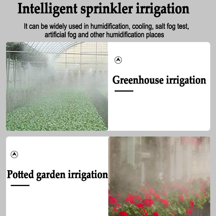 6mm Humidifying And Dedusting Cooling Atomizing Sprinkler Quick-Plug Fog Misting Nozzle, Model: 0.3mm
