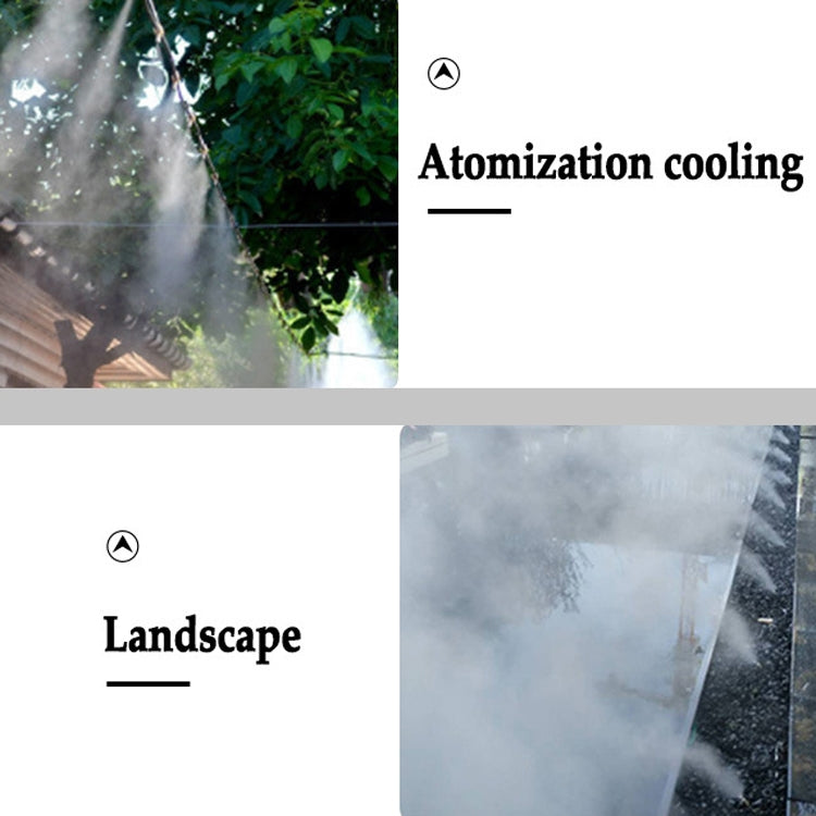 6mm Humidifying And Dedusting Cooling Atomizing Sprinkler Quick-Plug Fog Misting Nozzle, Model: 0.3mm