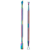 FABIYAN Stainless Steel Dead Skin Shear Steel Push Nail Art Tool Set, Specification: Set 2