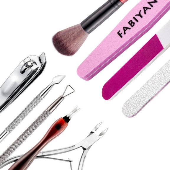 FABIYAN Nail Art Tool Set Manicure Disarm Tool Set, Specification: 6-piece Set