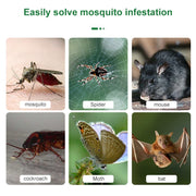 JL-215 Ultrasonic Mosquito Killer High-Power Double-Horn High-Frequency Mouse Repeller, Product specifications: US Plug(White)
