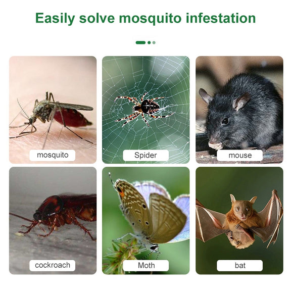 JL-215 Ultrasonic Mosquito Killer High-Power Double-Horn High-Frequency Mouse Repeller, Product specifications: US Plug(White)