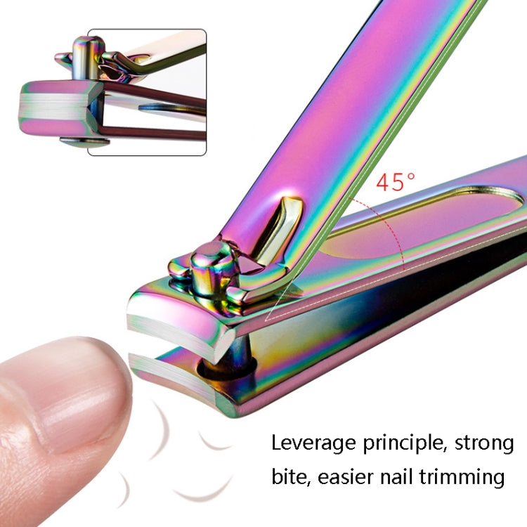 10 PCS Black Color Titanium Nail Shear Exfoliating Manicure Tool, Specification: Small Slope (Black)
