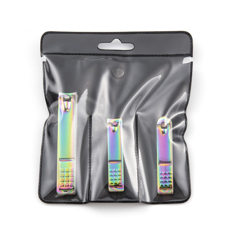 10 PCS Black Color Titanium Nail Shear Exfoliating Manicure Tool, Specification: Small Slope (Black)