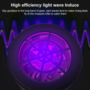 Home Bedroom Light Wave Physical Mosquito Trap Mosquito Lamp, Colour: Black