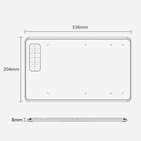 10Moons  G12 Digital Board Can Be Connected To Mobile Phone Hand Drawn Board Computer Painting Board Network Class Input Panel