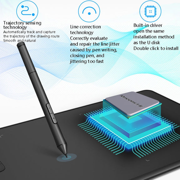 10Moons  G12 Digital Board Can Be Connected To Mobile Phone Hand Drawn Board Computer Painting Board Network Class Input Panel