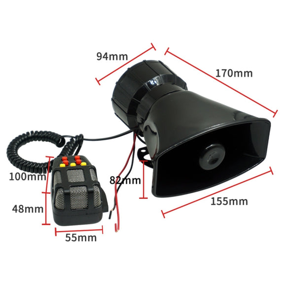 Motorcycle Off-Road Vehicle Car Loudspeaker Seven-Tone Water-resistant Speaker
