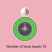 Mobile Phone Macro Lens Beauty Makeup Selfie Light(Black)
