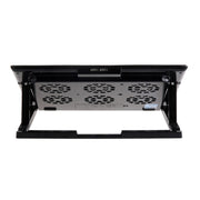 NUOXI M8 Laptop Radiator Multi-Angle Adjustment Six Fan Touch Screen Button Bracket(Black)