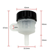 4 PCS Motorcycle Skyline Rear Brake Pump Split Oil Pot Small Oil Cup(Straight Mouth)