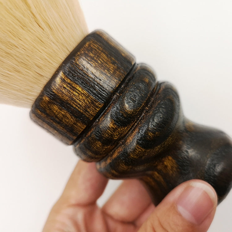 Hair Cut Broken Hair Duster Brush Solid Wood Soft Bristles Cleaning Brush Hairdressing Suppliess(S2 Brush)
