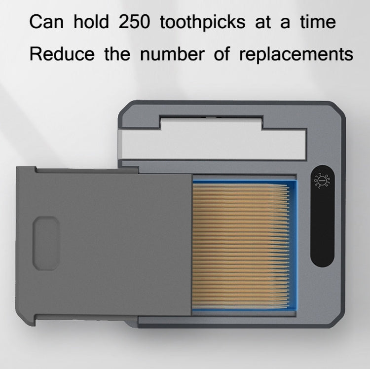 EXPED SMART Intelligent Induction Automatic Toothpick Box Household Restaurant Electric Toothpick Holder, Specification: Battery Version