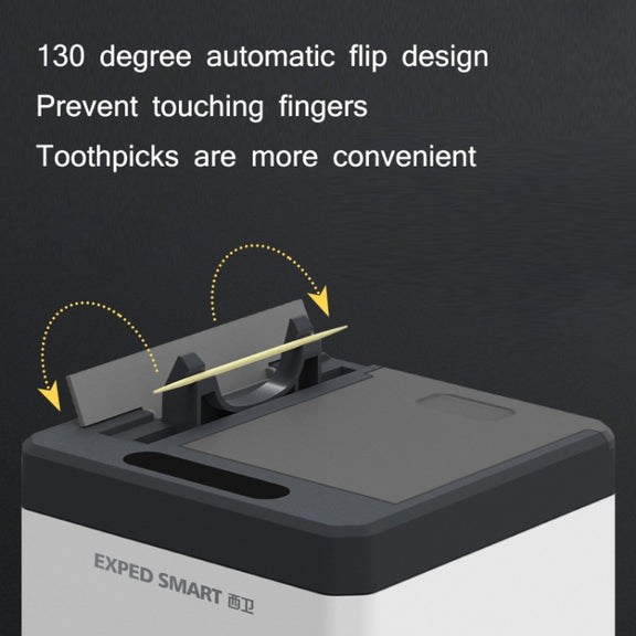 EXPED SMART Intelligent Induction Automatic Toothpick Box Household Restaurant Electric Toothpick Holder, Specification: Battery Version