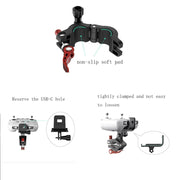 Sunnylife AIR2-Q9402 For DJI Air 2S / Mini 2 / Mavic Air 2 Remote Control Bicycle Holder Mount Bracket(Black)