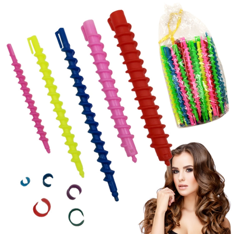 Hairdressing Curly Hair Perm Cold Perm Screw Bar Hair Salon Supplies Color Random Delivery, Specification: Big Empty Core
