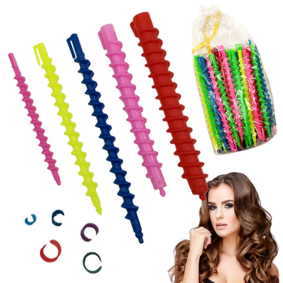 Hairdressing Curly Hair Perm Cold Perm Screw Bar Hair Salon Supplies Color Random Delivery, Specification: Big Empty Core