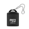 480Mbps Mini Micro SD Card Mobile Phone High-Speed TF Memory Card Reader Computer Car Speaker Card Reader(Black) -  by PMC TechLife | Online Shopping South Africa | PMC TechLife