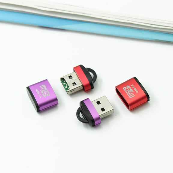 480Mbps Mini Micro SD Card Mobile Phone High-Speed TF Memory Card Reader Computer Car Speaker Card Reader(Black)