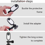 Sunnylife IST-Q9439 for Insta360 GO Metal Protective Frame with 1/4 inch Adapter & Screw
